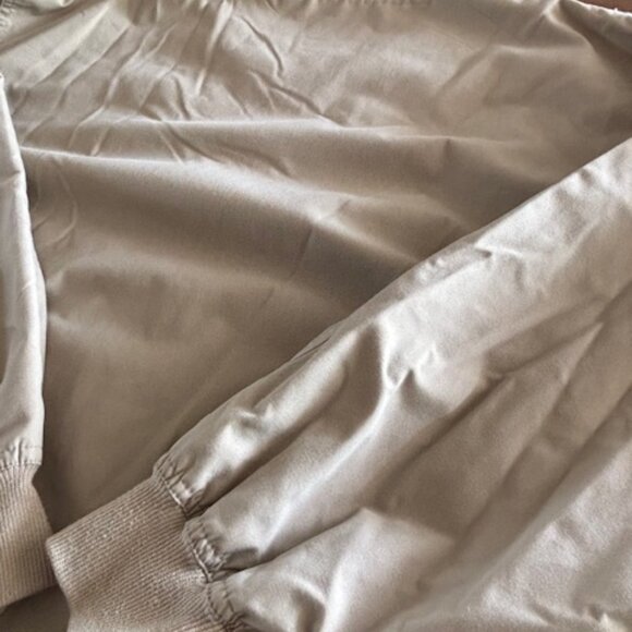 Vintage AM Player Kokopelli Golf Windbreaker Mens Large Beige Tan Pullover - Picture 8 of 9